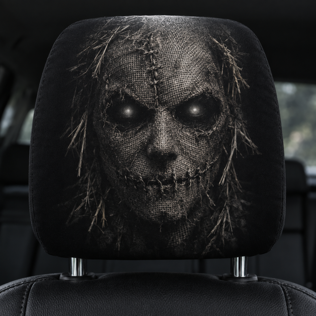 Scary Car Headrest Covers