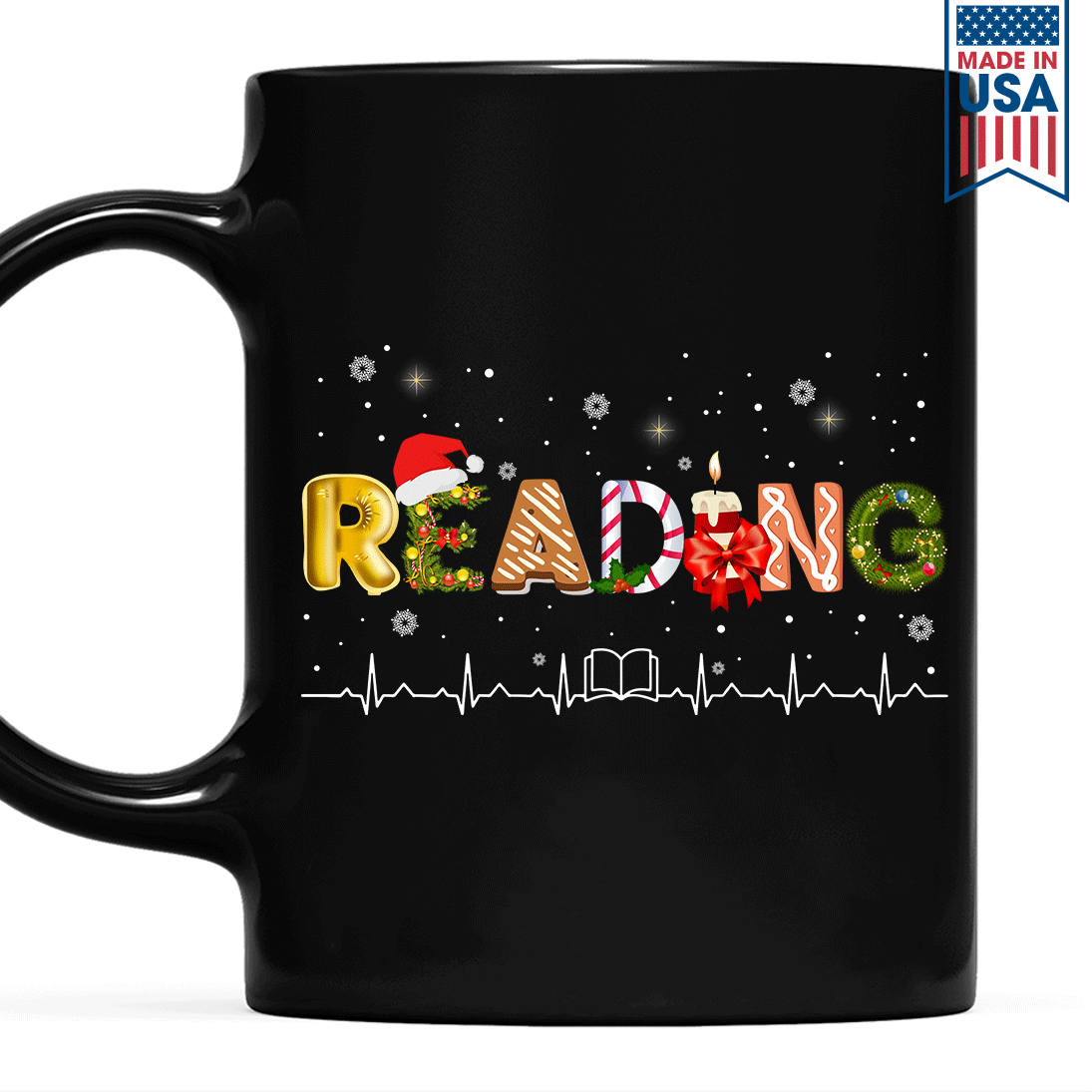 Christmas Reading Book Lover Gift MUGB254