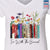 I'm With The Banned Flowers Book Lover Gift Women's V-neck T-shirt TSVW185