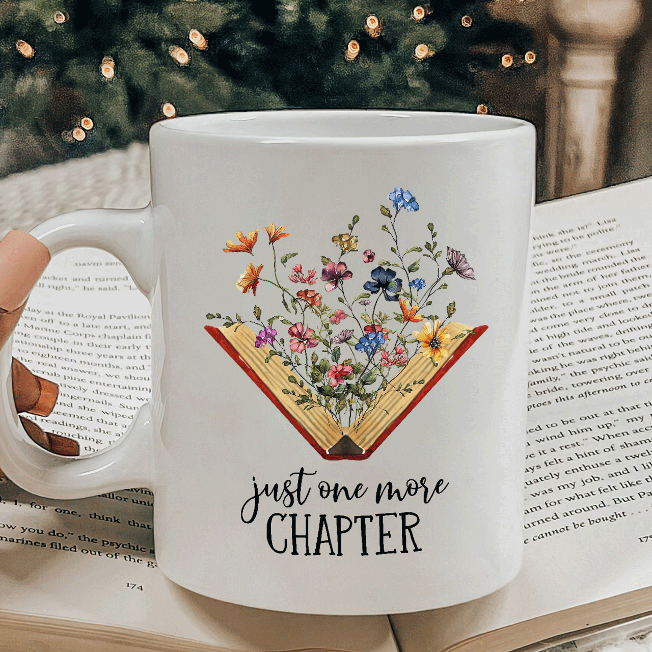 Just One More Chapter Book Lover Gift MUGW191