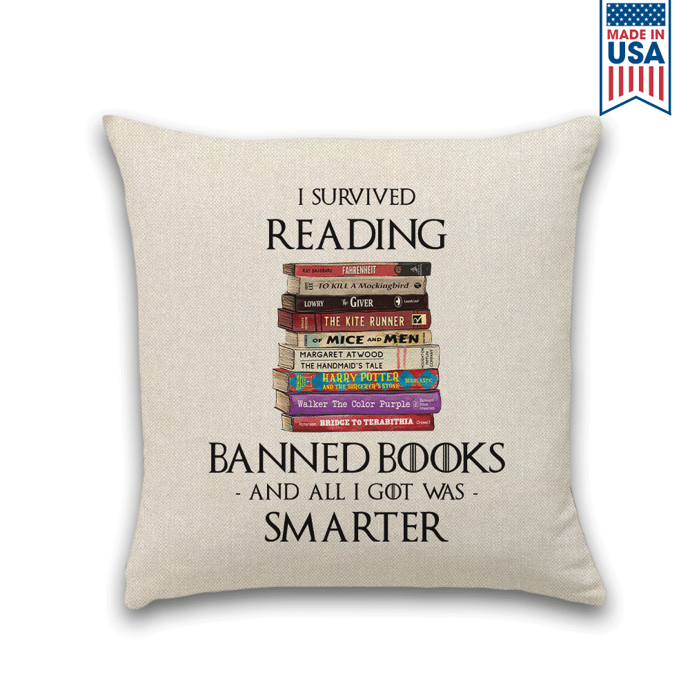 I Survived Reading Banned Books And All I Got Was Smarter Book Lover Gift PIL193