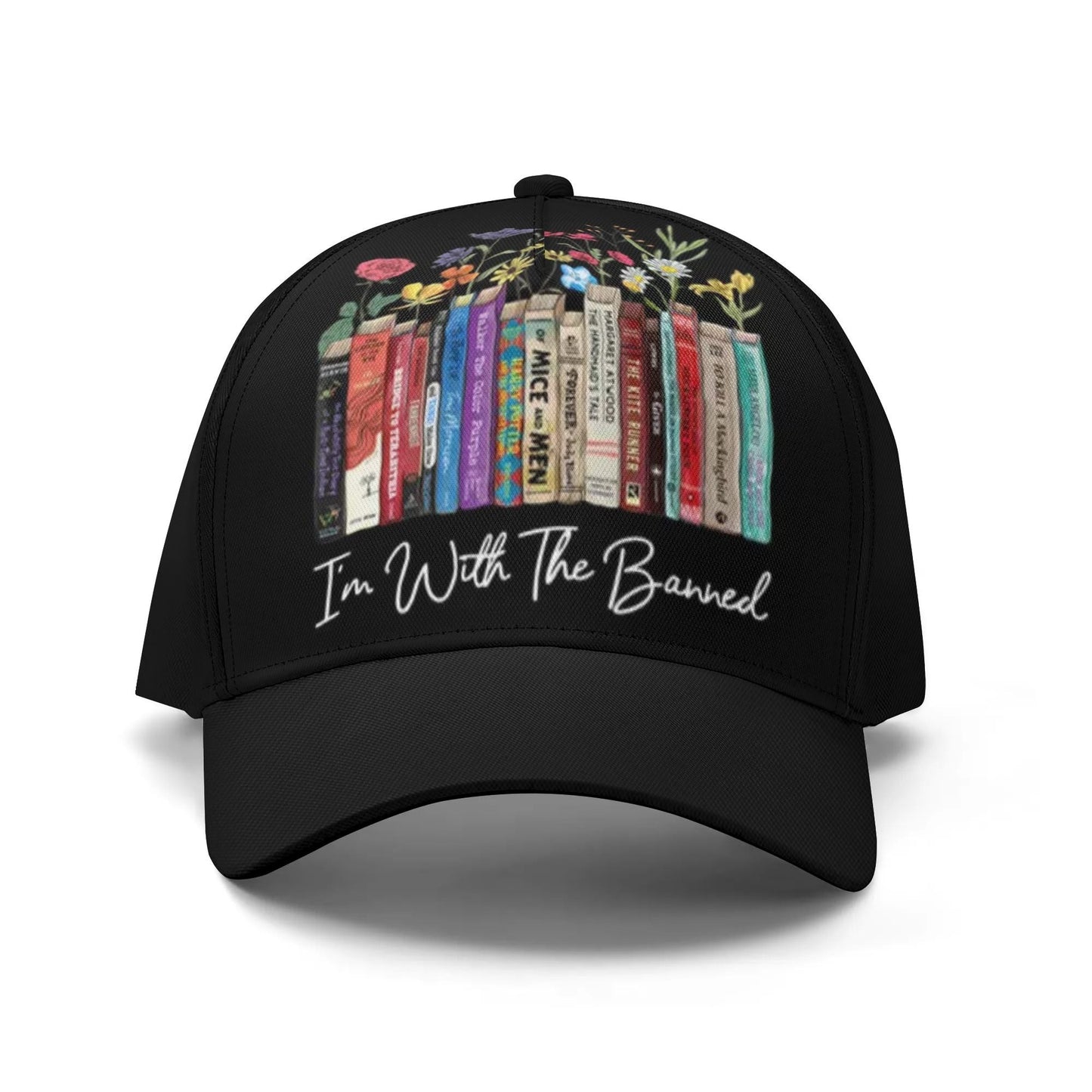 I'm With The Banned Flowers Book Lover Gift BCB186