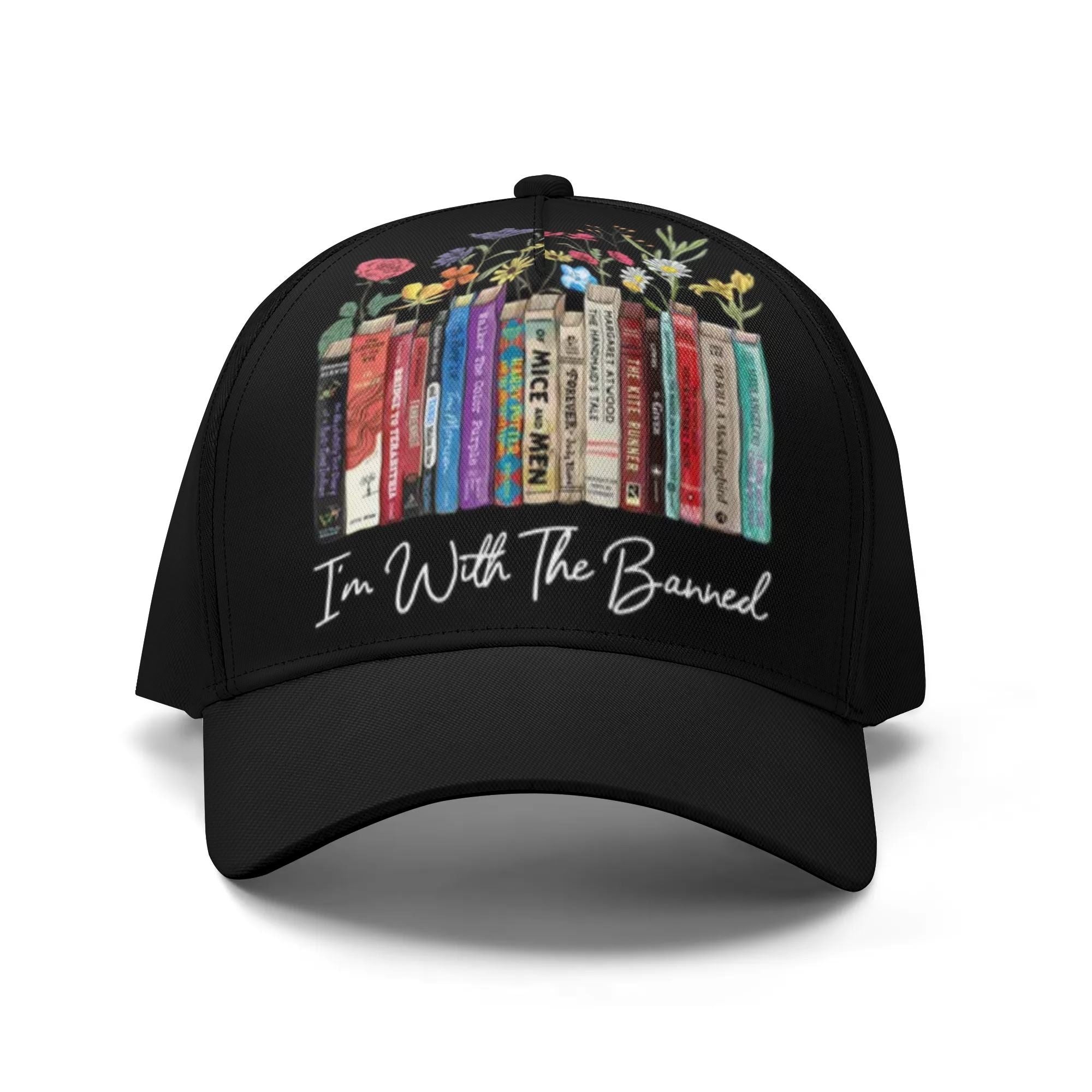 I'm With The Banned Flowers Book Lover Gift BCB186