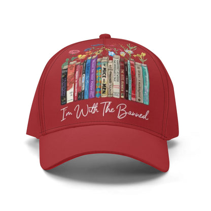 I'm With The Banned Flowers Book Lover Gift BCB186