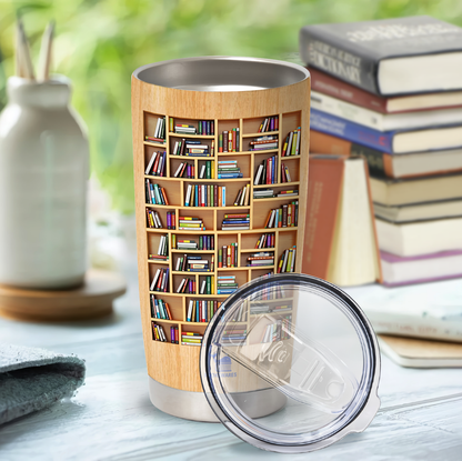 Low Battery Need Books Curved Tumbler 20oz Book Lovers Gift SCT2001