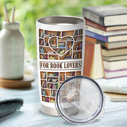 My Perfect Day Read Books Curved Tumbler 20oz Book Lovers Gift SCT2005