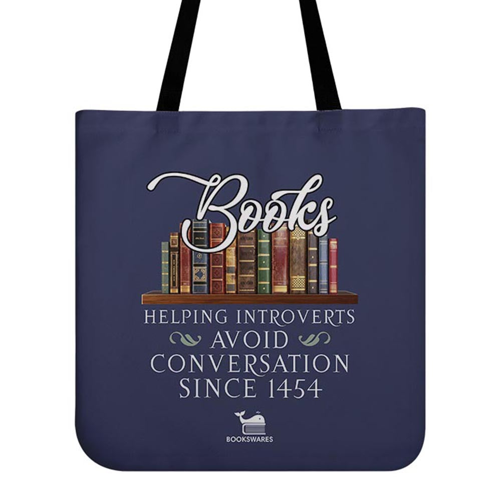 Helping Introverts Avoid Conversation Book Lovers Gift TBF06