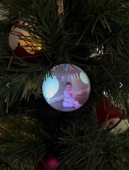 Personalized Memories Orb Ornament Christmas