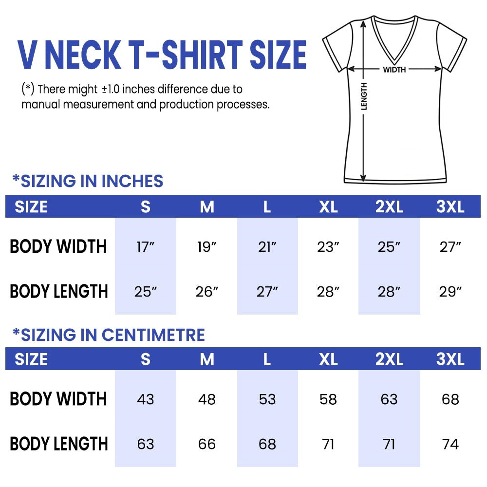 Women's V-neck T-shirt TSVB616