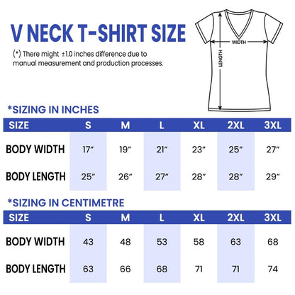 Women's V-neck T-shirt TSVB616