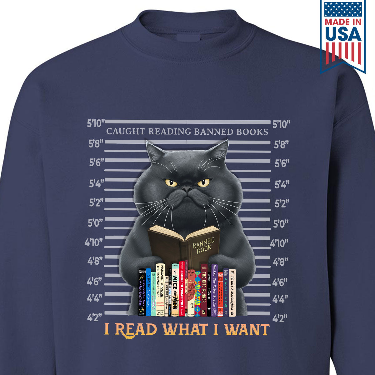 I Read What I Want Banned Book Lovers Gift SWB2040