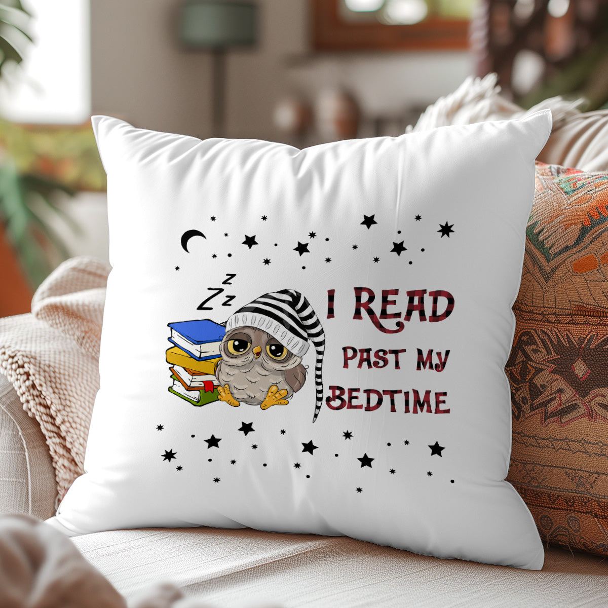 I Read Past My Bedtime Book Lovers Gift PILS33