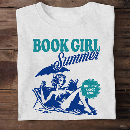 Book Girl Summer - Personalized 2D Unisex T-shirt