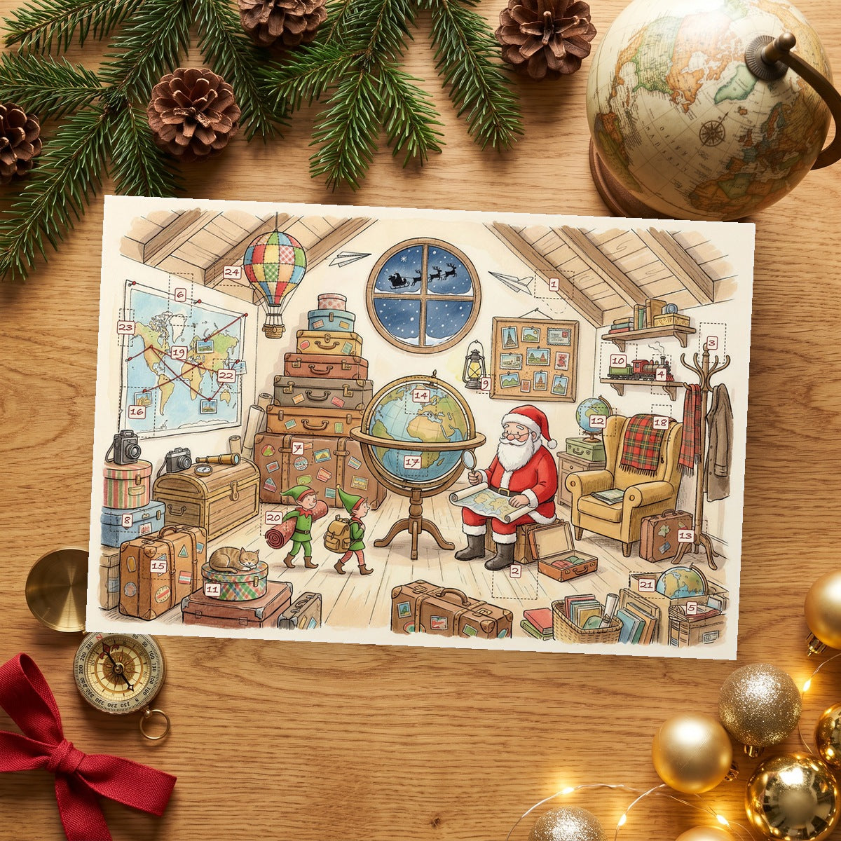Santa's Journey Around the World – Travel Lover's Advent Calendar