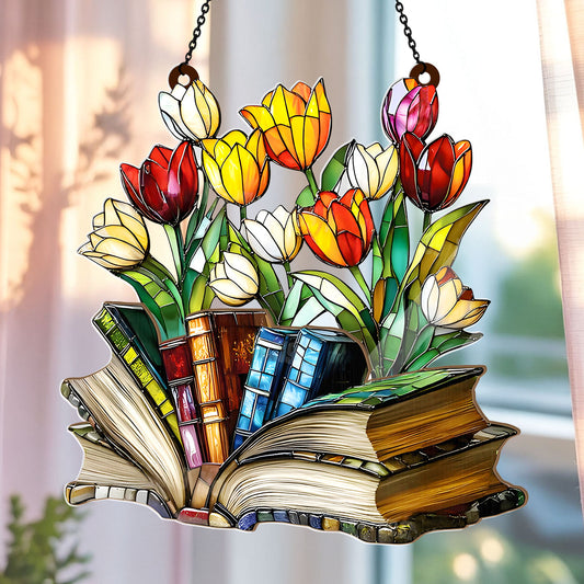 The Storybook Bloom -  Acrylic Suncatcher