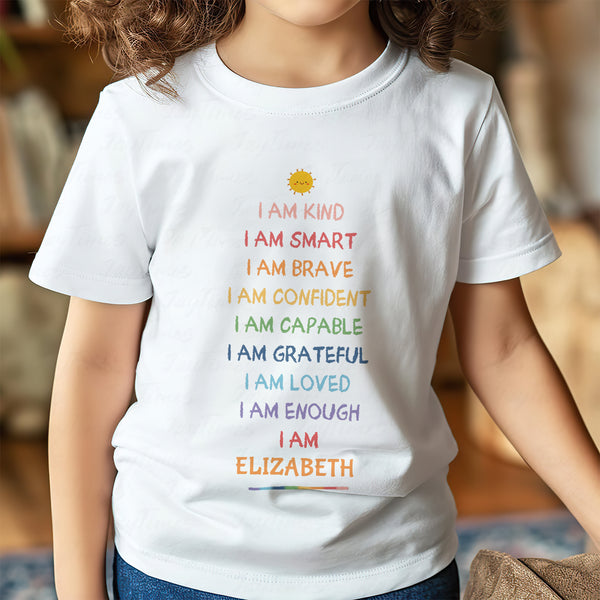 I Am Kind - Personalized Kid T-Shirt