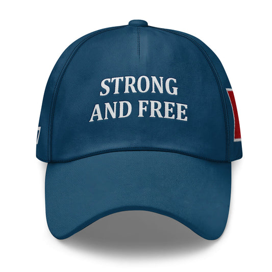 Strong And Free - Personalized Classic Cap