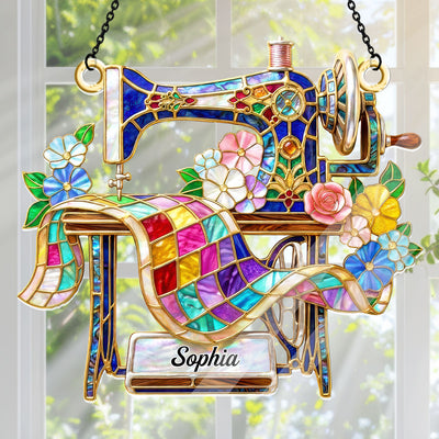 Elegant Floral Sewing Machine For Mom Grandma