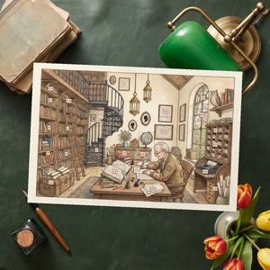 Famous First Lines -  Advent Calendar Card