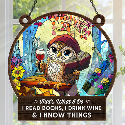 That's What I Do -  Window Hanging Suncatcher