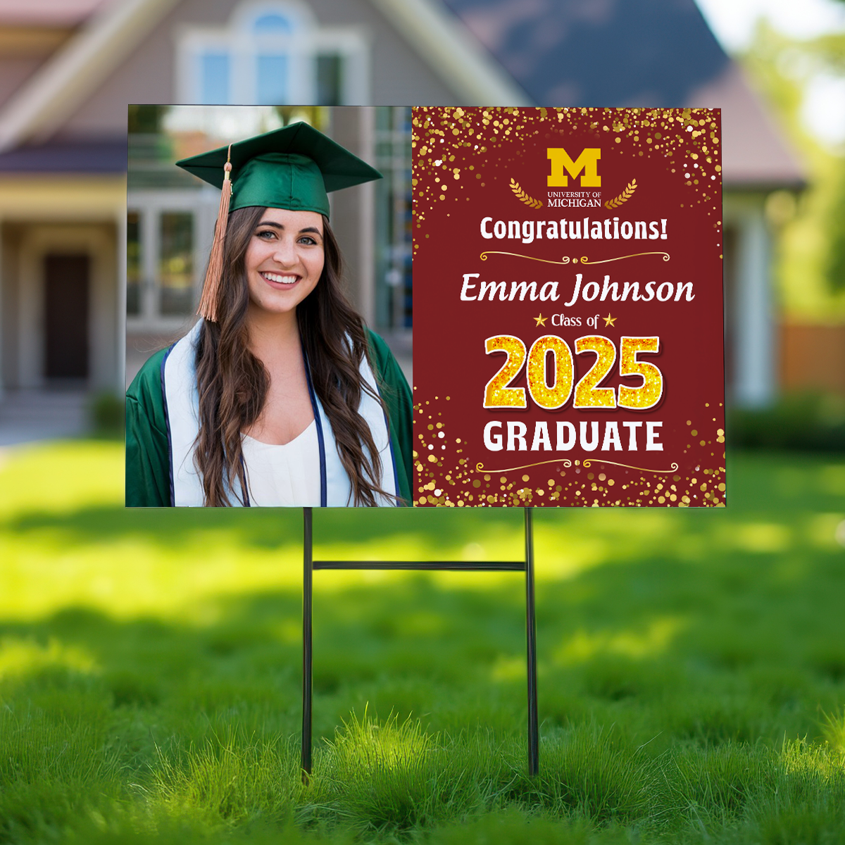 Congratulations - Personalized Yard Sign – Bookswares