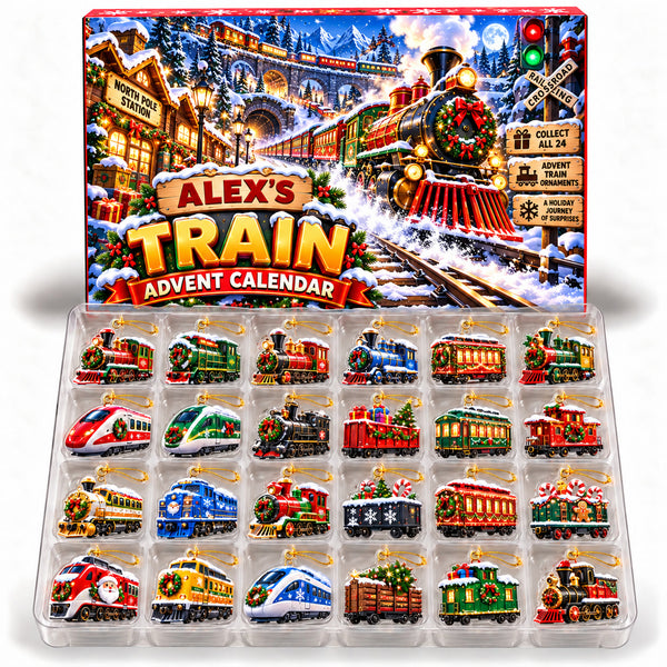 The North Pole Express Countdown - Personalized Christmas Advent Calendar