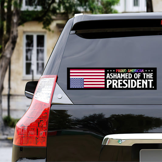 Proud American - Car Bumper Sticker