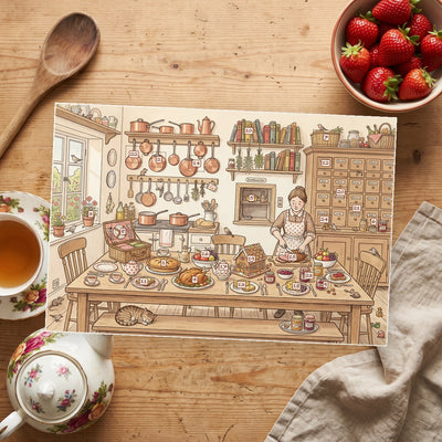 Feasts in Fiction -  Advent Calendar Card