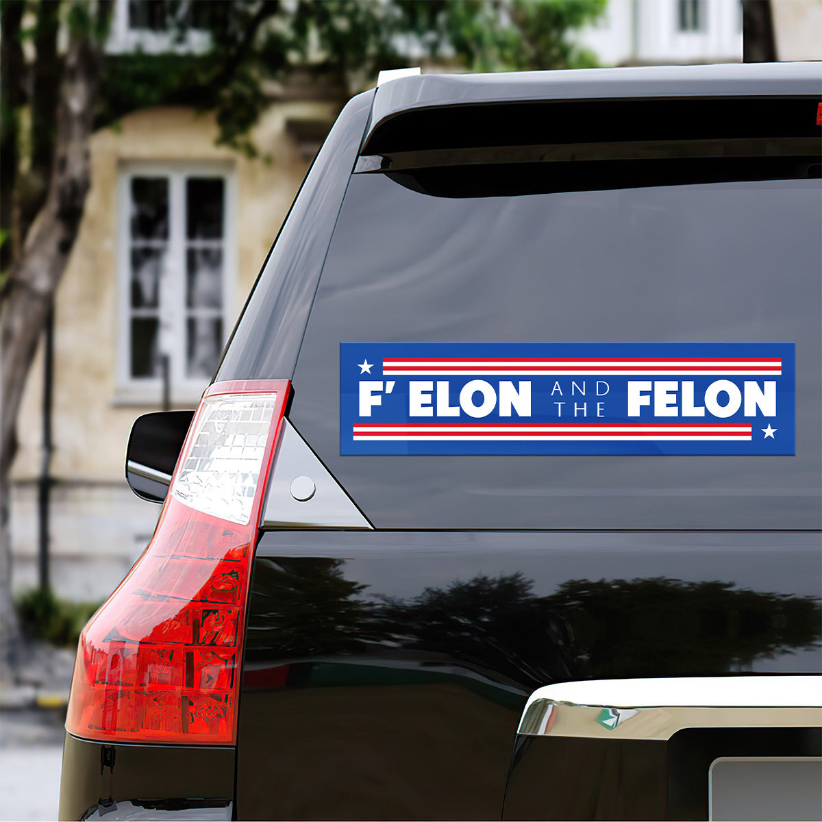 F' Elon And The Felon - Car Bumper Sticker – Bookswares