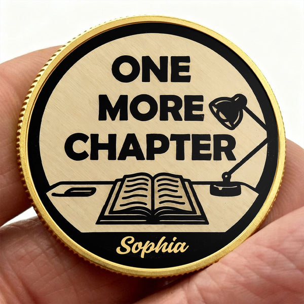 One more chapter vs go to sleep - Personalized Flip Decision Coin