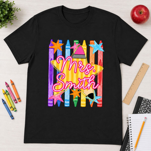 Teacher Back To School - Personalized 2D Unisex T-shirt