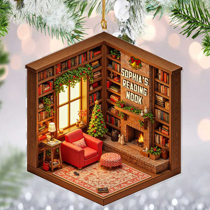 My Dream Reading Nook - Personalized 1-Layer Acrylic Ornament