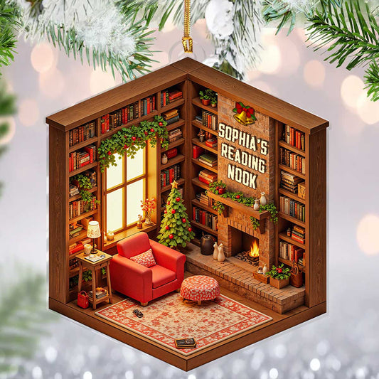 My Dream Reading Nook - Personalized 1-Layer Acrylic Ornament