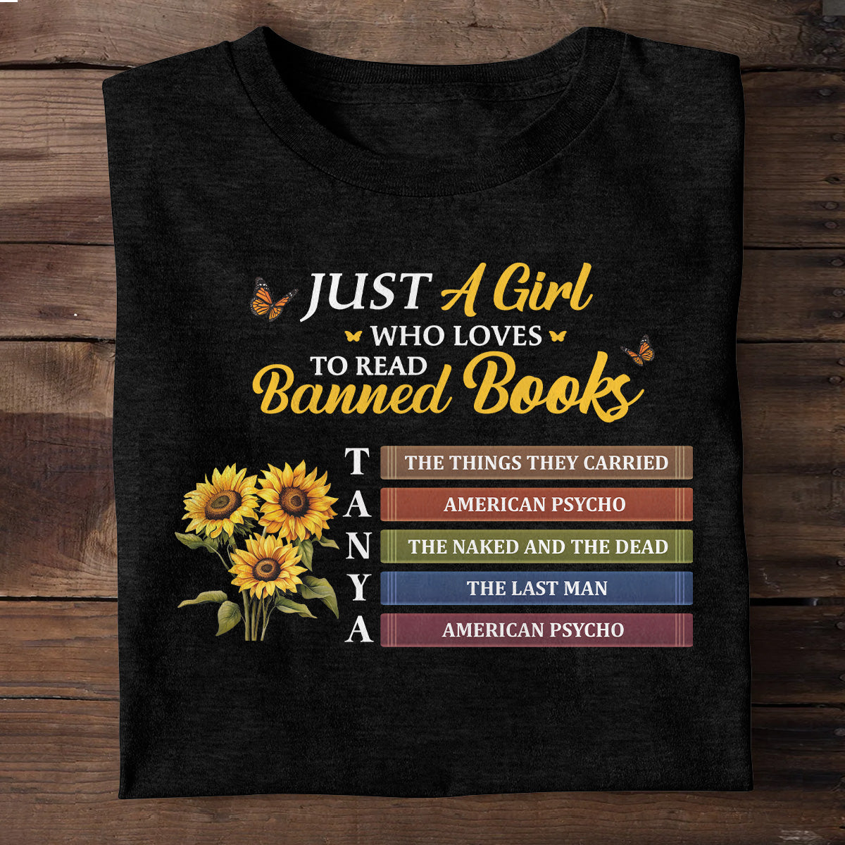 Just A Girl Who Loves To Read Banned Books - Personalized Unisex T-shirt