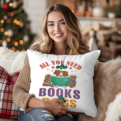 All You Need Are Books And Dogs Book Lovers Gift PILS45