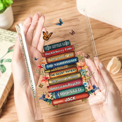 My Flower Bookshelf - Personalized Acrylic Book Vase