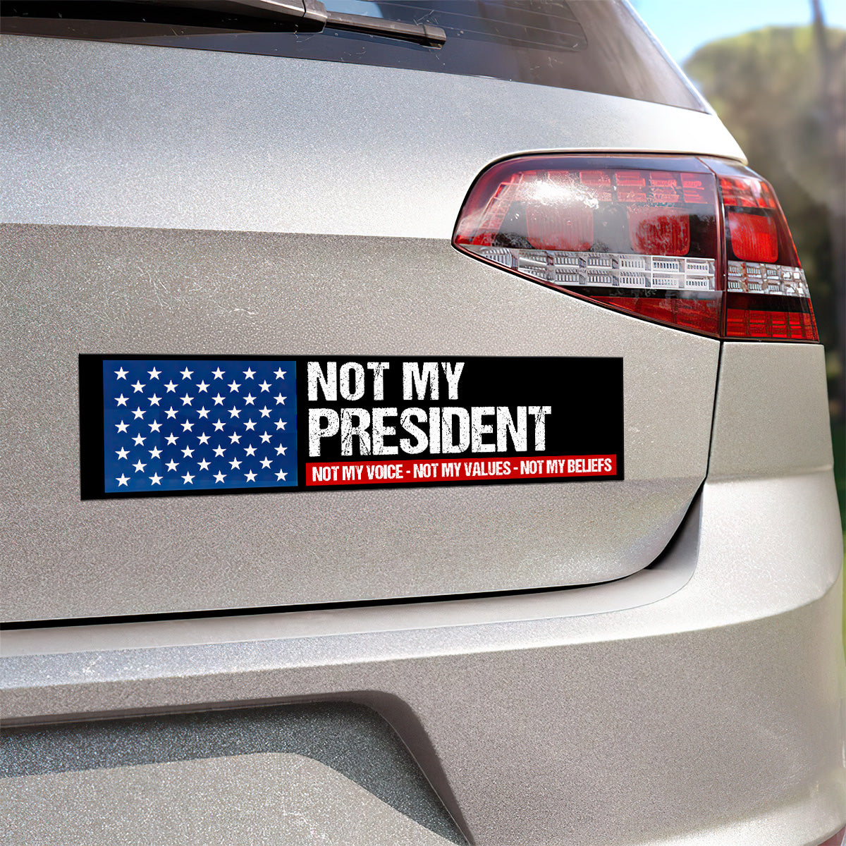 Not My President - Car Bumper Sticker