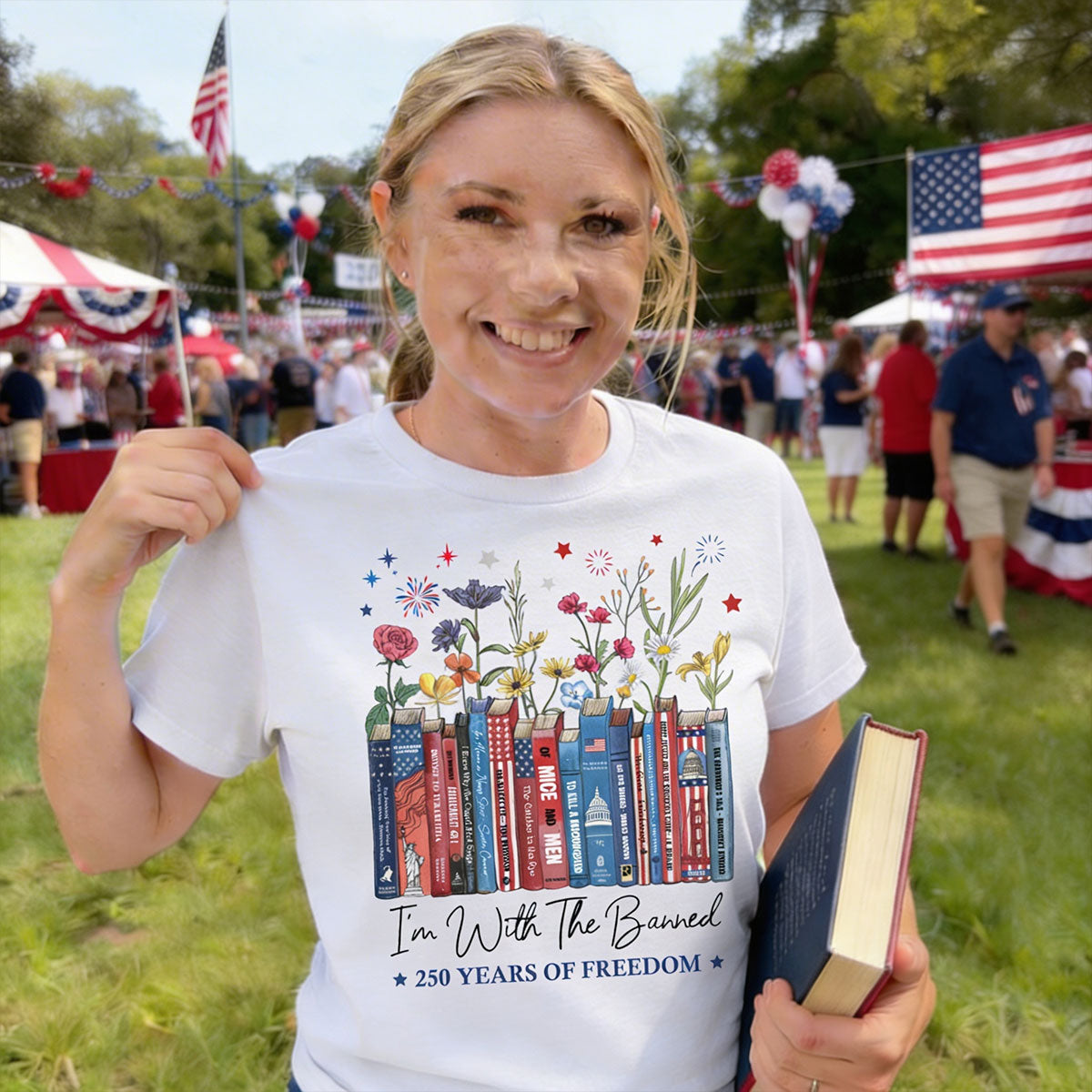 しばたろう★AMERI BOOK TEE Oklahoma Not That Bad Tshirt – Ida Red