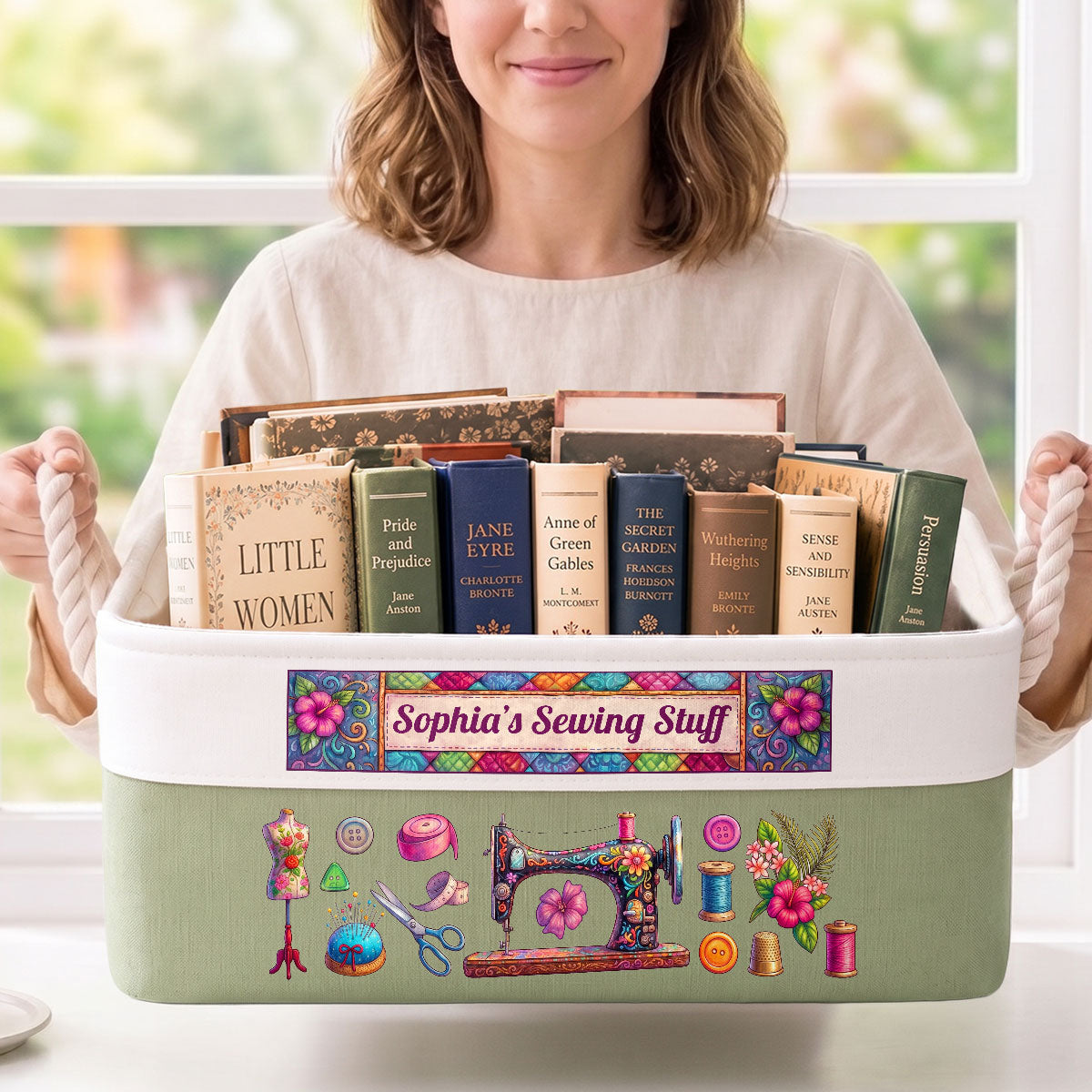 My Sewing Stuff - Personalized Storage Basket