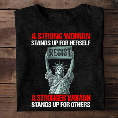 A Strong Woman - Personalized Unisex T-shirt