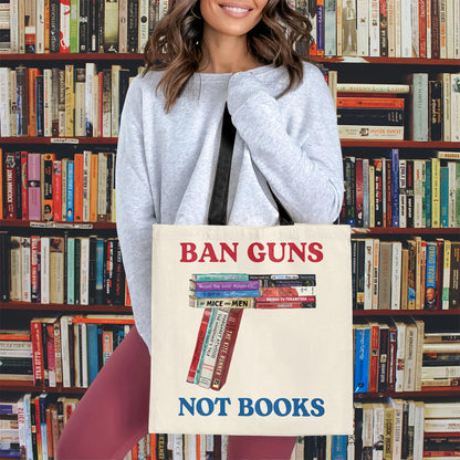 Ban Guns Not Books Book Lover Gift TBW187