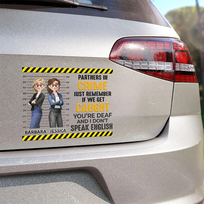Partners In Crime - Personalized Sticker