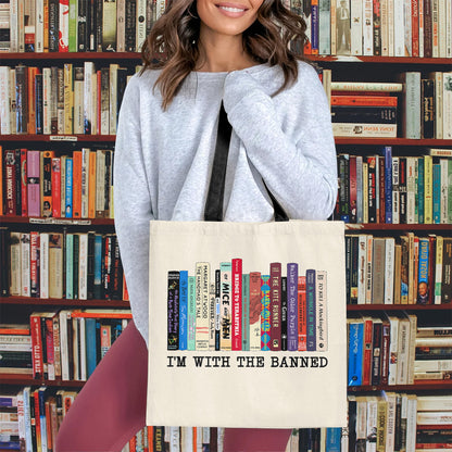 I'm With The Banned Book Lover Gift TBW57