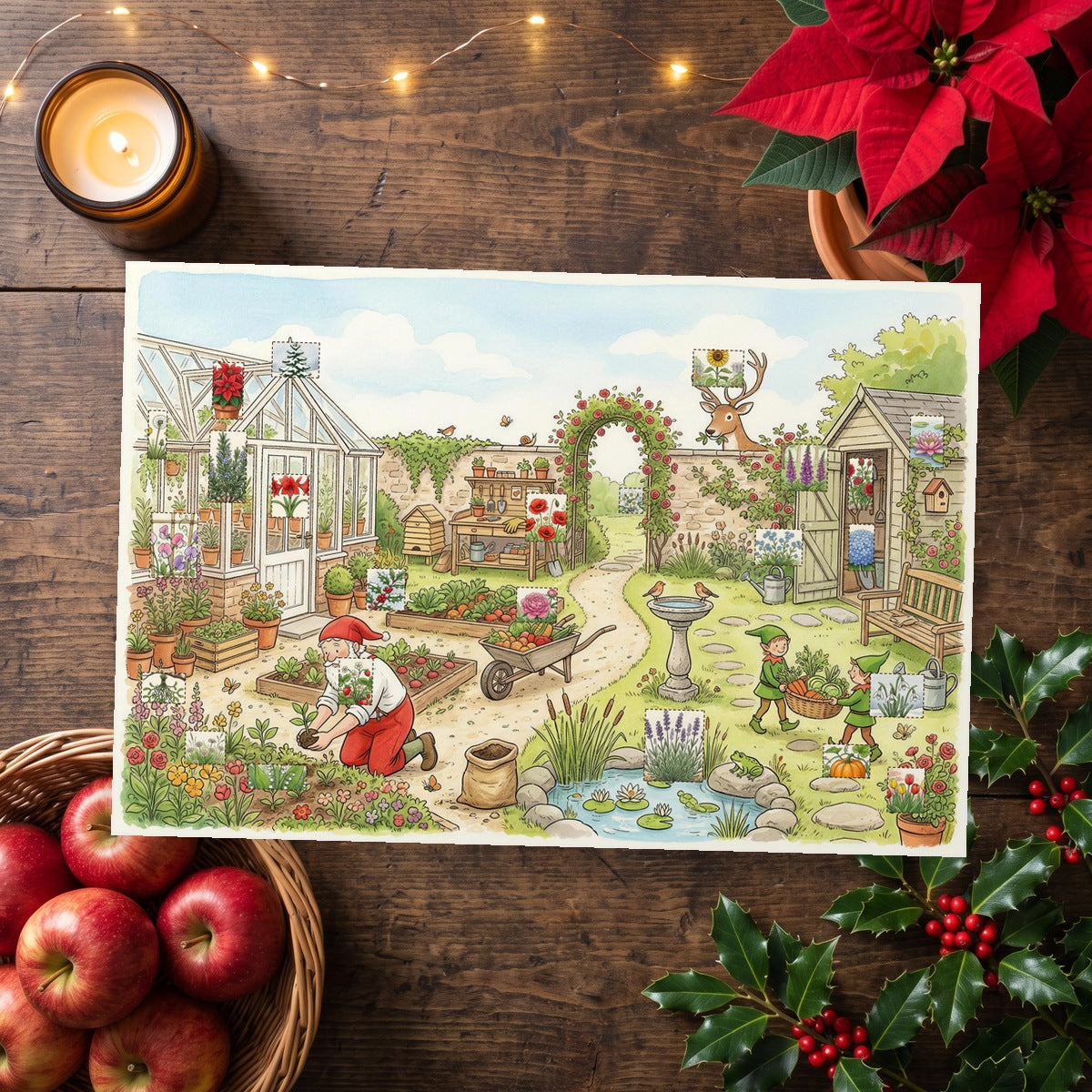Santa's Secret Garden – Botanical Advent Calendar