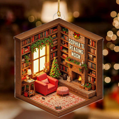 My Dream Reading Nook - Personalized 1-Layer Acrylic Ornament