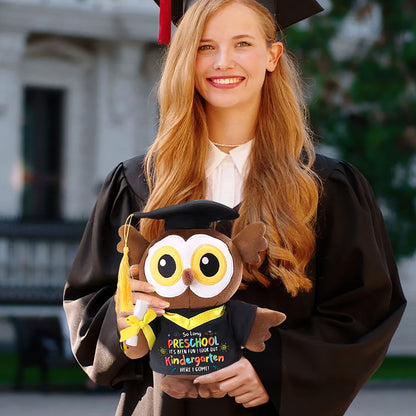 Kindergarten Here I Come - Personalized Graduation Owl