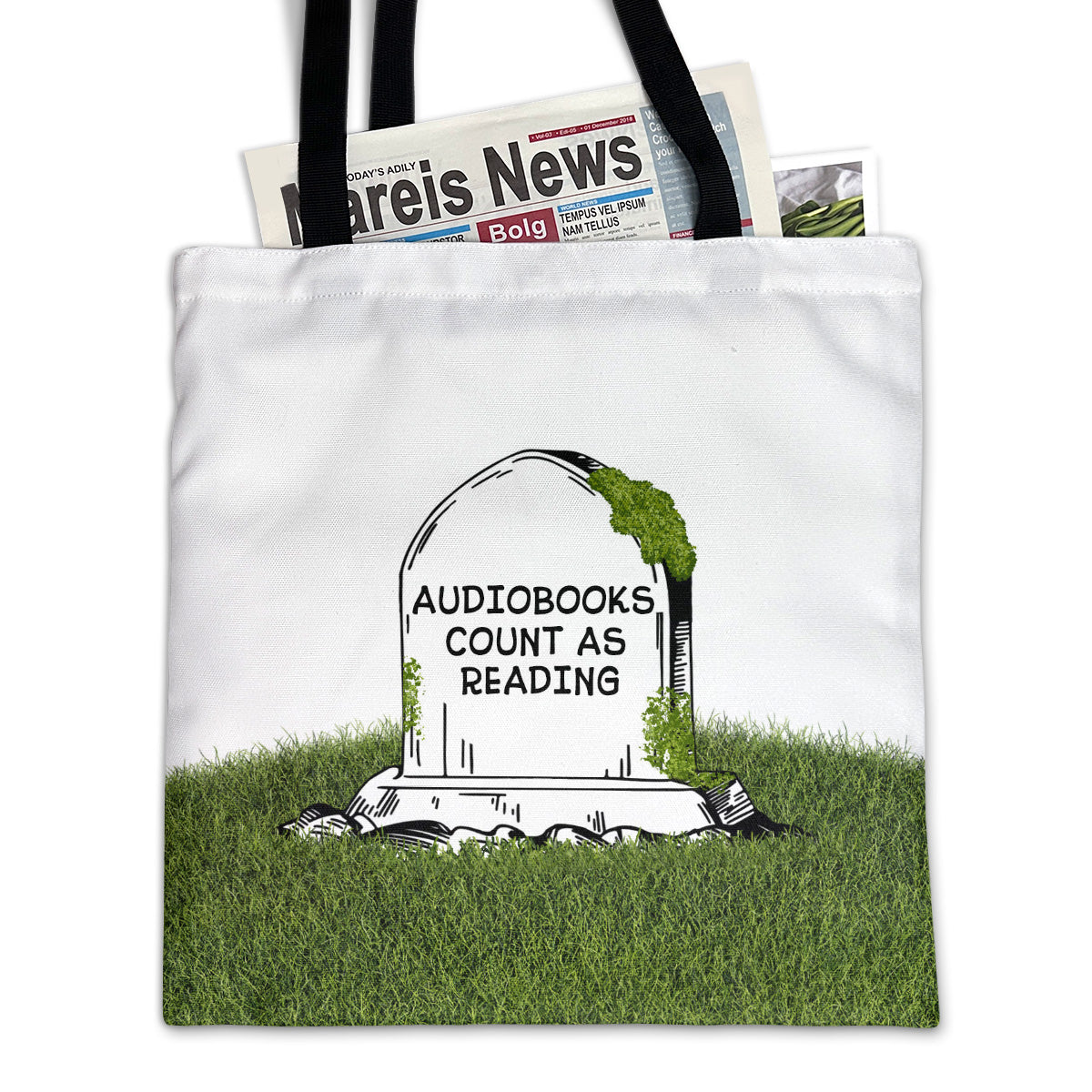 Audiobooks Count As Reading - Tote Bag