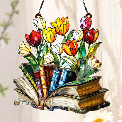 The Storybook Bloom -  Acrylic Suncatcher