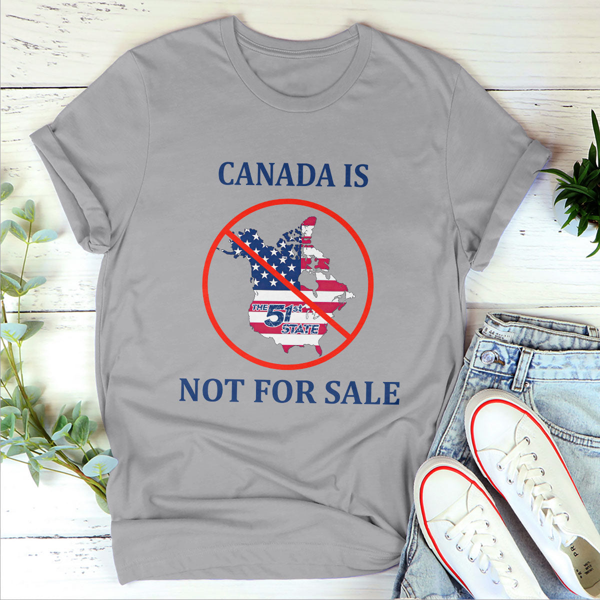 Canada is Not For Sale - Personalized Unisex T-shirt