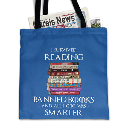 I Survived Reading Banned Books And All I Got Was Smarter Book Lovers Gift TBF194